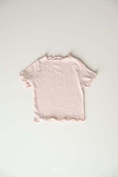 ROA27｜(6m-18m) 3色捲邊素面上衣6