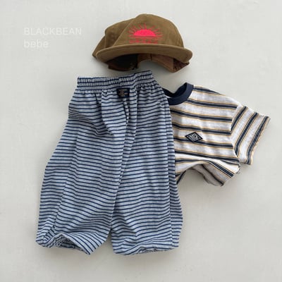 BEAN08｜(65-120cm) 條紋縮口褲8