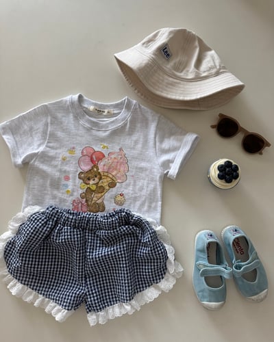 LePetitmot14｜(80-125cm) 冰淇淋熊上衣7