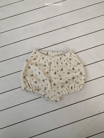 Bebe holic50｜(3m-18m) 蕾絲口袋碎花短褲15
