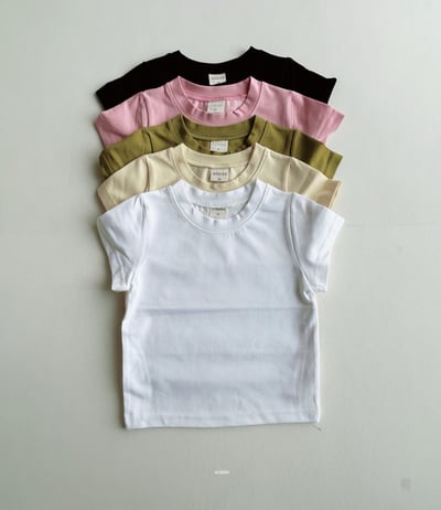 Azalea03｜(78-118cm) 素色圓領上衣4