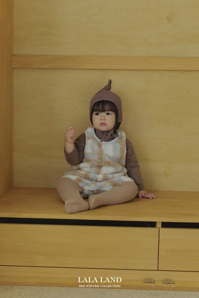 lala land32｜(60cm-83cm) 4色羅紋素面扭結帽9