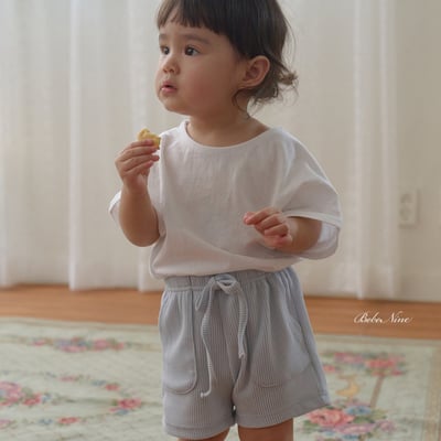 bebe nine23  (65cm-115cm) 3色抽繩口袋褲10