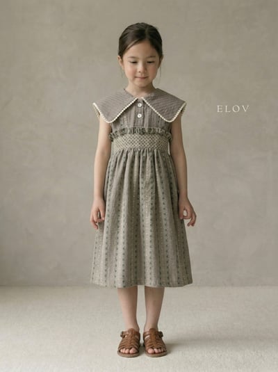 Mon petit18｜(73-118cm) 翻領波點滾邊上衣7