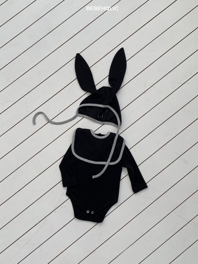 Bebe holic29｜(3m-18m) 小兔寶寶包屁衣套裝3