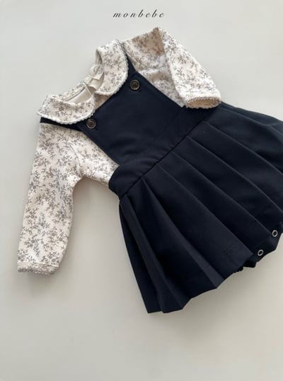 MONBEBE14｜(3m-24m) 吊帶百褶裙包屁褲10
