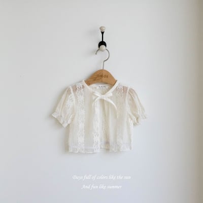 M-KIDS10｜(65-115cm) 短袖開襟綁帶外套12