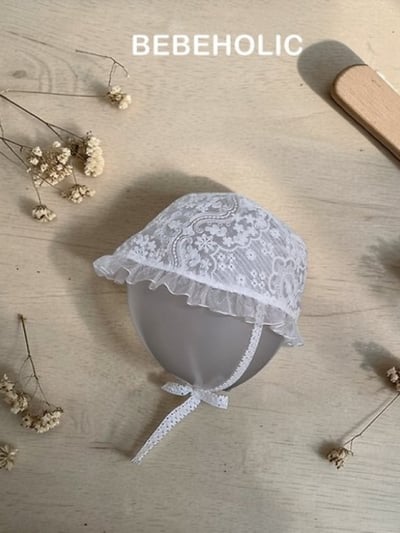 Bebe holic63｜(Free) 蕾絲漁夫綁帶帽4