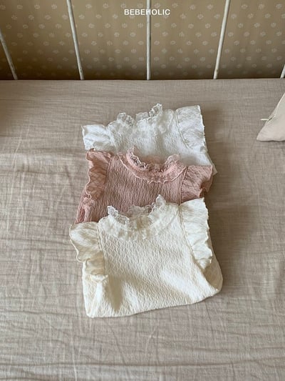 Bebe holic41｜(3m-18m) 中領蕾絲上衣3