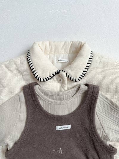 Atomeme35｜(70cm-110cm) 滾邊夾層棉厚外套6