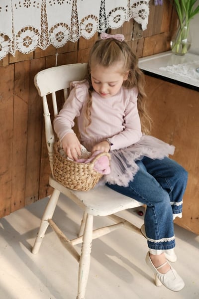 FLO56｜(75-140) 3色薄紗連身洋裝上衣11