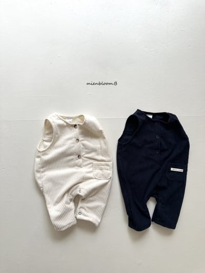 Bloom.b08｜(0m-24m) 燈芯絨刷毛連身褲1