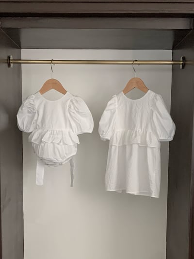 JE26｜(66-120cm) 泡泡袖綁帶包屁衣/洋裝25