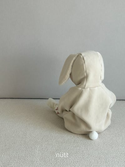 Nutt09｜(3m-16m) 小兔刷毛連身包屁衣21