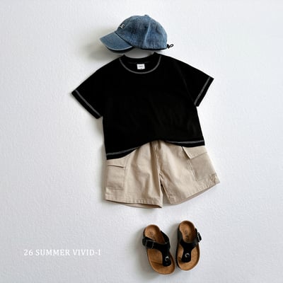 vivid64｜(78cm-125cm) 4款樸素切口縫線上衣20