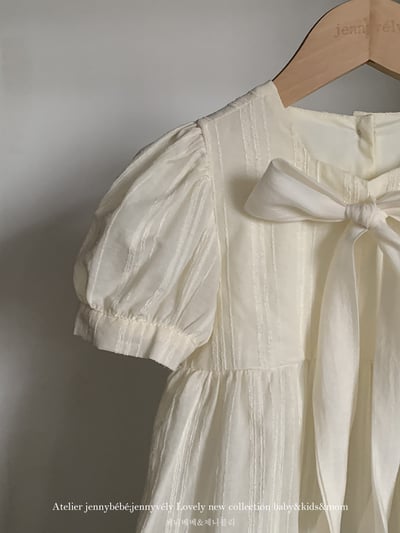 JE13｜(66-120cm) 蝴蝶結緞帶包屁洋裝6