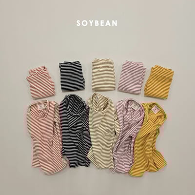 Soybean43｜(75cm-118cm) 條紋家居套裝5