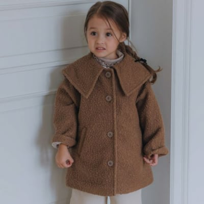 ROA03｜(80cm-120cm) 3色大翻領素色長版外套12