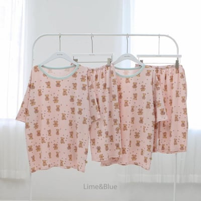 LIME&BLUE31｜(55-118cm MOM-DAD)  星星熊親子套裝8