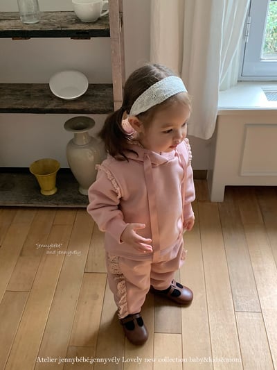 JE 407｜(73-110cm)  休閒荷葉邊套裝17