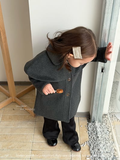 JE 423｜(80-110cm)  絨毛小喇叭長褲6