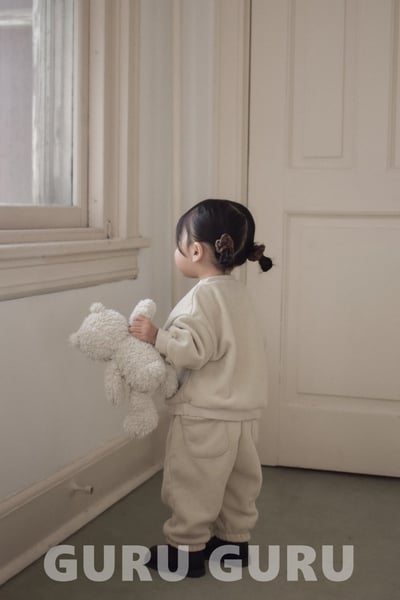 GURU GURU23｜(6m-24m) 2色簡約刷毛縮口套裝16
