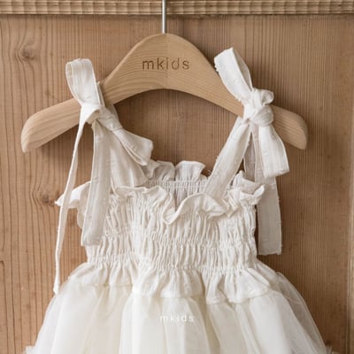 M-KIDS07｜(65-115cm) 浪漫綁帶洋裝5