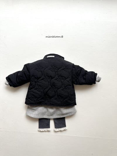 Bloom.b45｜(0m-24m/85cm-125cm) 蝴蝶結印花絎縫雙面刷毛外套17