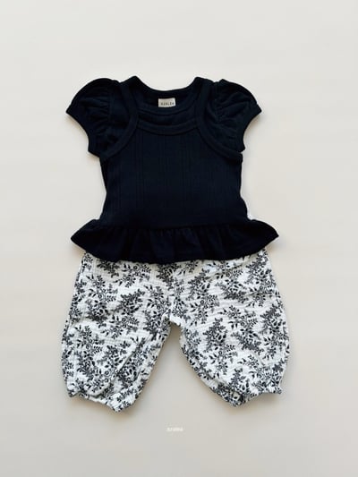 Azalea17｜(70-125cm) 吊帶公主袖上衣6