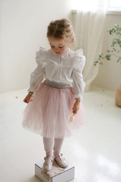 FLO23｜(75-140) 3色薄紗內搭褲裙9