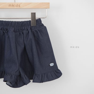 M-KIDS19｜(65-115cm) 荷葉滾邊短褲2