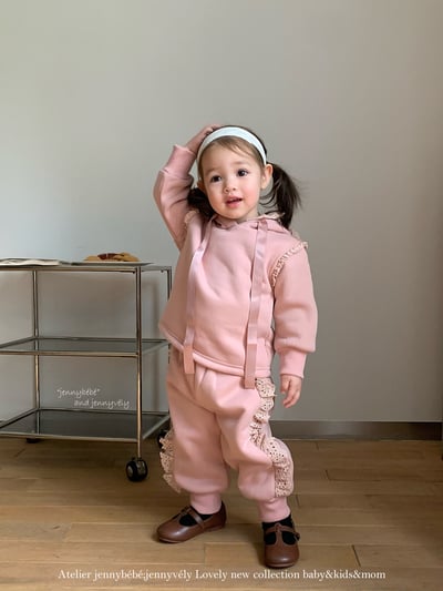 JE 407｜(73-110cm)  休閒荷葉邊套裝6