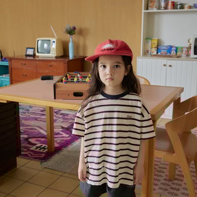 BEAN23｜(65-120cm) 拼色條紋上衣11