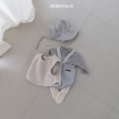 Bebe holic25｜(3m-18m) 華夫格吊帶包屁褲11