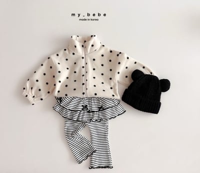 my_bebe12｜(-12m-7y) 蛋糕荷葉喇叭褲裙15