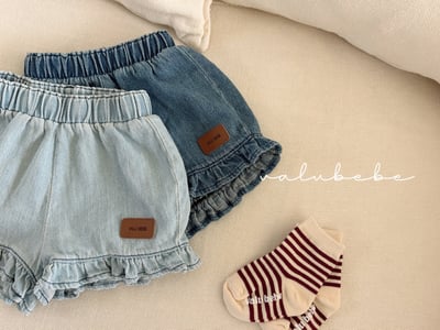 Valubebe 36｜(65-90cm) 荷葉邊牛仔褲3