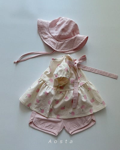 AOSTA12｜(6m-5y) 3款綁帶蝴蝶結娃娃裝6