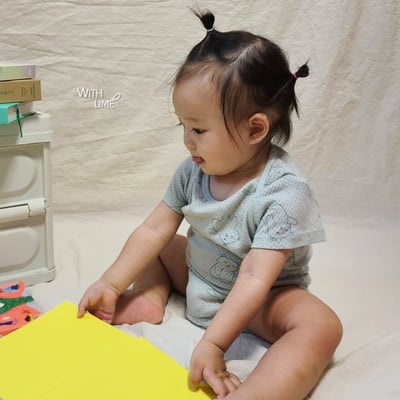 LIME&BLUE06｜(55-80cm)  熊熊室內包屁衣12