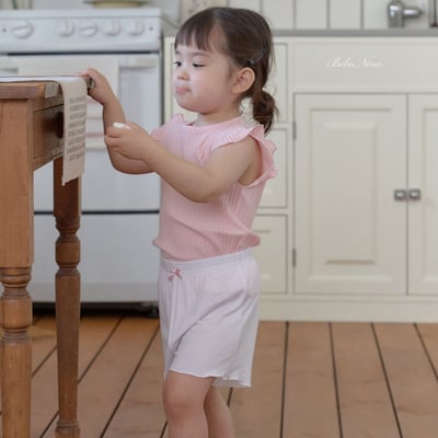 bebe nine25  (65cm-115cm) 3色彈力木耳邊打底褲16