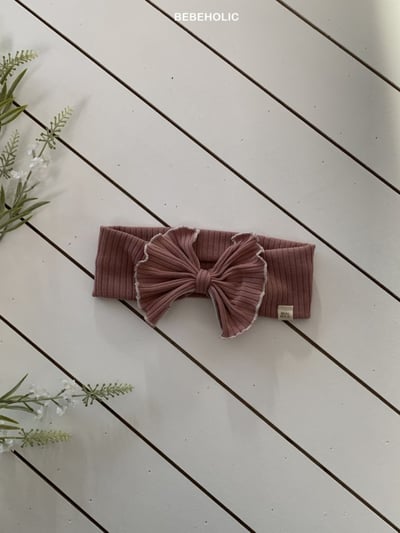 Bebe holic58｜(Free) 木耳邊蝴蝶髮帶7