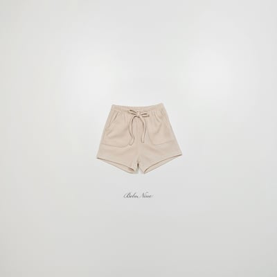 bebe nine23  (65cm-115cm) 3色抽繩口袋褲4