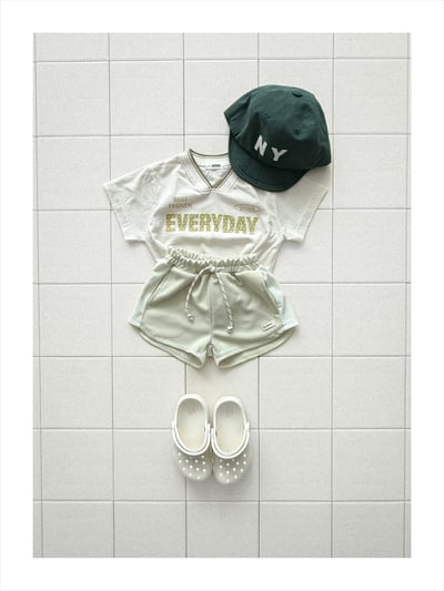 onu15｜(70cm-115cm) 網眼撞色短褲6