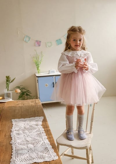 FLO33｜(75-140) 3色蕾絲無根長襪17