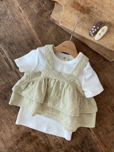 Anne Shirley12｜(1y-5y) 1色素面排扣上衣2
