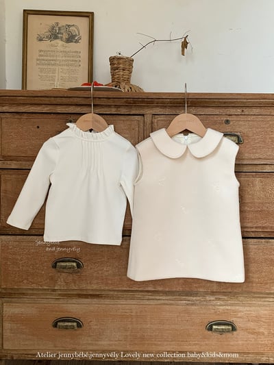 JE625｜(80cm-110cm) 玫瑰刺绣背心連身裙8