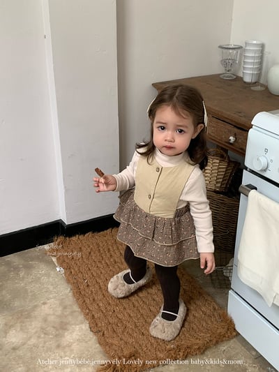 JE 615｜(73-100cm)  蛋糕裙連身包屁衣5