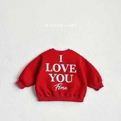 vivid68｜(78cm-125cm) 立體愛心印花休閒上衣9