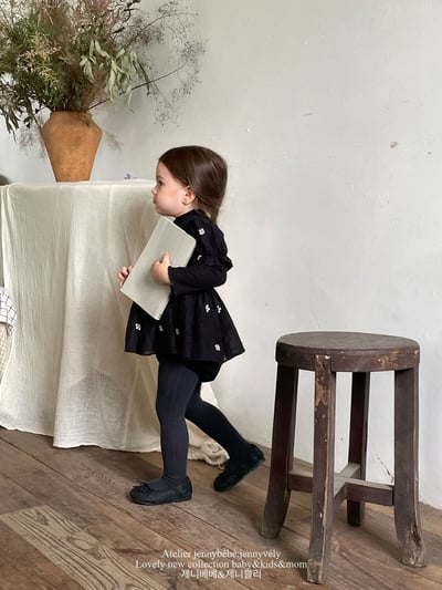 JE573｜(66-90cm) 赫本風公主袖包屁衣18