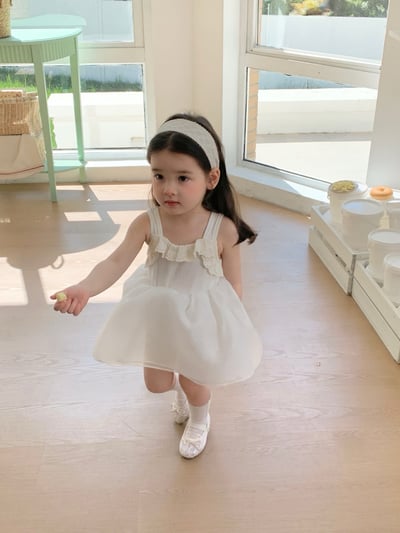 JE38｜(66-120cm) 無袖蕾絲花邊包屁衣/洋裝7