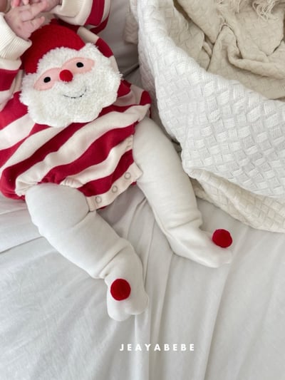 JEAYA05｜(3m-12m) 2色聖誕系列包屁衣含帽子6
